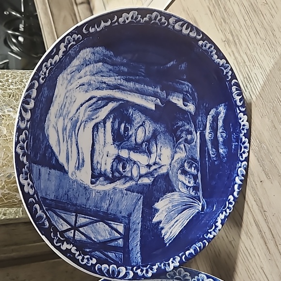 Delfts Boch Freres La Louviere plates - Picture 3 of 10